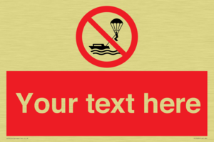 Custom No parasailing